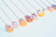 Load image into Gallery viewer, 24k Gold-Dipped Sunrise Shell Necklace
