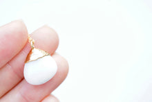 Load image into Gallery viewer, Milk White Sea Glass Necklace