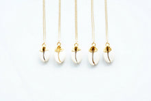 Load image into Gallery viewer, Cowrie Necklace - 24k Gold Dipped Hawaiian Shell Jewelry