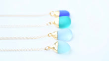 Load image into Gallery viewer, 24k Gold-Dipped Sea Glass Necklace