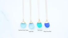 Load image into Gallery viewer, 24k Gold-Dipped Sea Glass Necklace