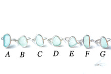 Load image into Gallery viewer, Sterling Silver ‘Kiyomi’ Sea Glass Ring