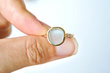 Load image into Gallery viewer, Gold ‘Kiyomi’ Sea Glass Ring