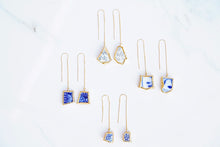 Load image into Gallery viewer, Sea Pottery Threader Earrings