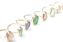 Load image into Gallery viewer, Gold ‘Kiyomi’ Sea Glass Ring
