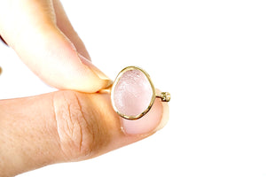 Gold ‘Kiyomi’ Sea Glass Ring