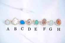 Load image into Gallery viewer, ‘Kumi’ Gold Sea Glass & Opihi Ring