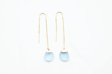 Load image into Gallery viewer, Sea Glass Threader Earrings
