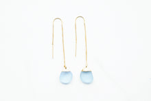 Load image into Gallery viewer, Sea Glass Threader Earrings