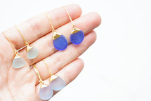 Load image into Gallery viewer, Sea Glass Threader Earrings