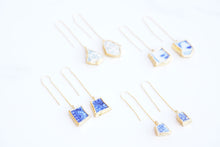Load image into Gallery viewer, Sea Pottery Threader Earrings