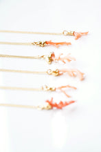 Load image into Gallery viewer, Pink Coral Branch Necklace