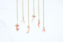 Load image into Gallery viewer, Pink Coral Branch Necklace