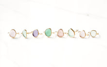 Load image into Gallery viewer, Gold ‘Kiyomi’ Sea Glass Ring