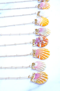 24k Gold-Dipped Sunrise Shell Necklace