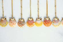 Load image into Gallery viewer, 24k Gold-Dipped Mini Sunrise Shell Necklace
