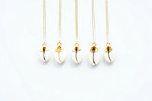 Load image into Gallery viewer, Cowrie Necklace - 24k Gold Dipped Hawaiian Shell Jewelry
