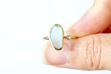 Load image into Gallery viewer, Gold ‘Kiyomi’ Sea Glass Ring
