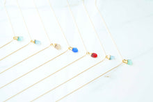 Load image into Gallery viewer, Minimal 16” Sea Glass Necklace
