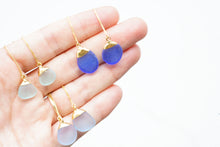 Load image into Gallery viewer, Sea Glass Threader Earrings
