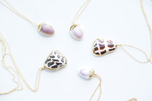 24k Gold-Dipped Shell Pieces Necklace Collection
